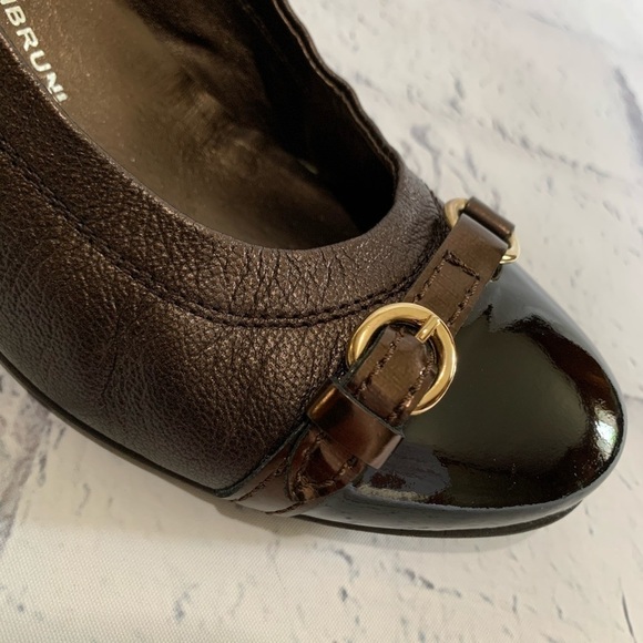 ATTILIO GIUSTI LEOMBRUNI Metallic Brown Pumps - Picture 7 of 10